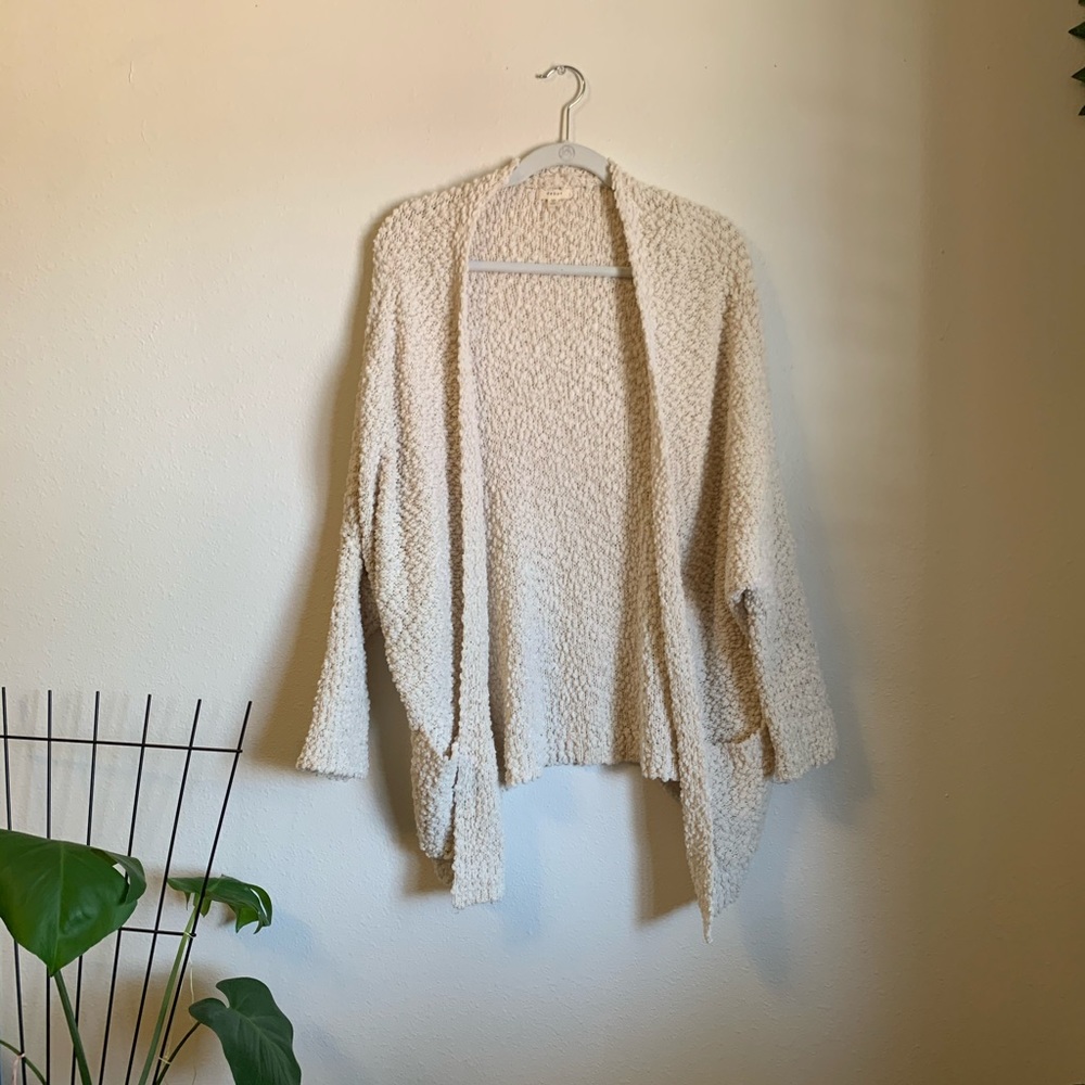 Debut White Cardigan!